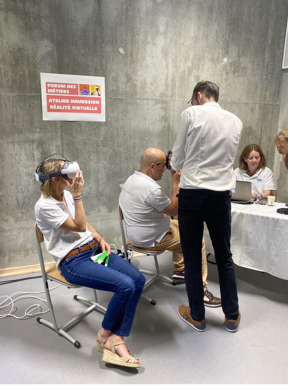 Atelier d'immersion VR Métiers360